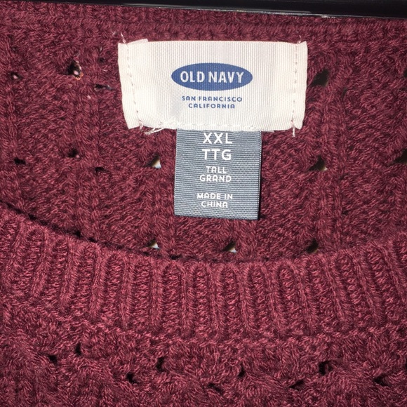 TALL Maroon Sweater! Great quality & breathable - Picture 3 of 4